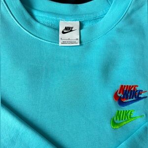 Multi-Logo Nike Crewneck
